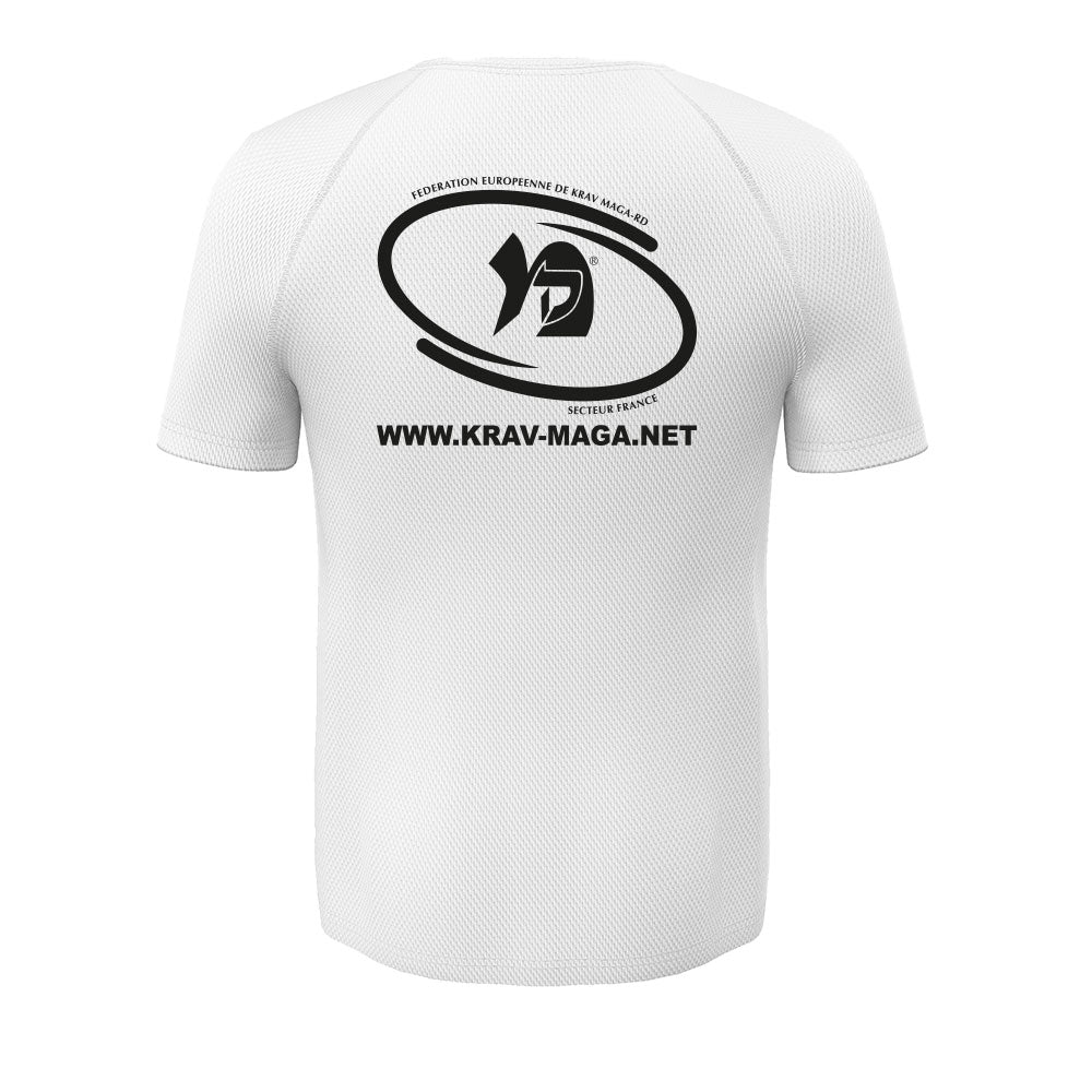 T-shirt entrainement polyester officiel FEKM pour adultes