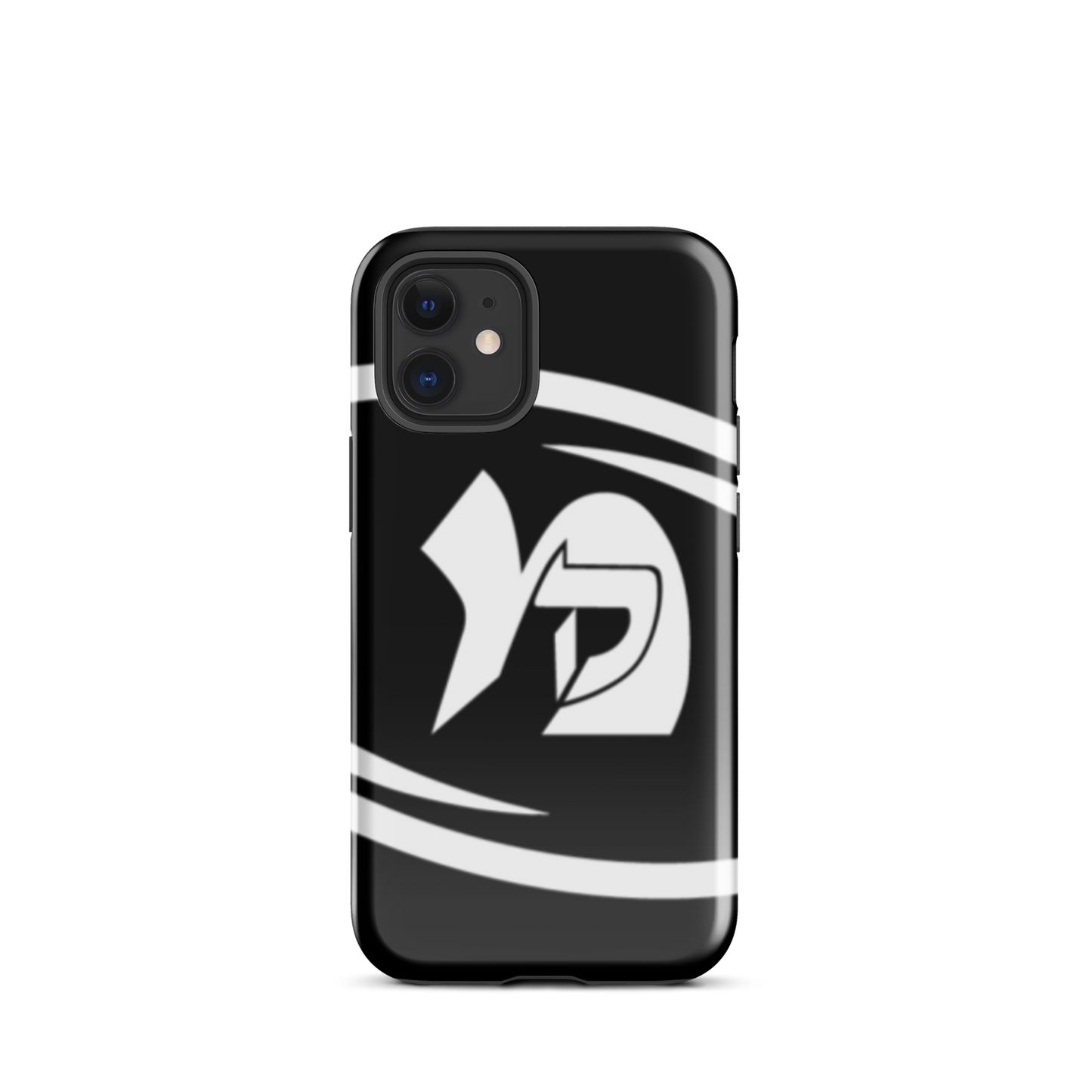 Coque d'iPhone® rigide noire logo FEKM