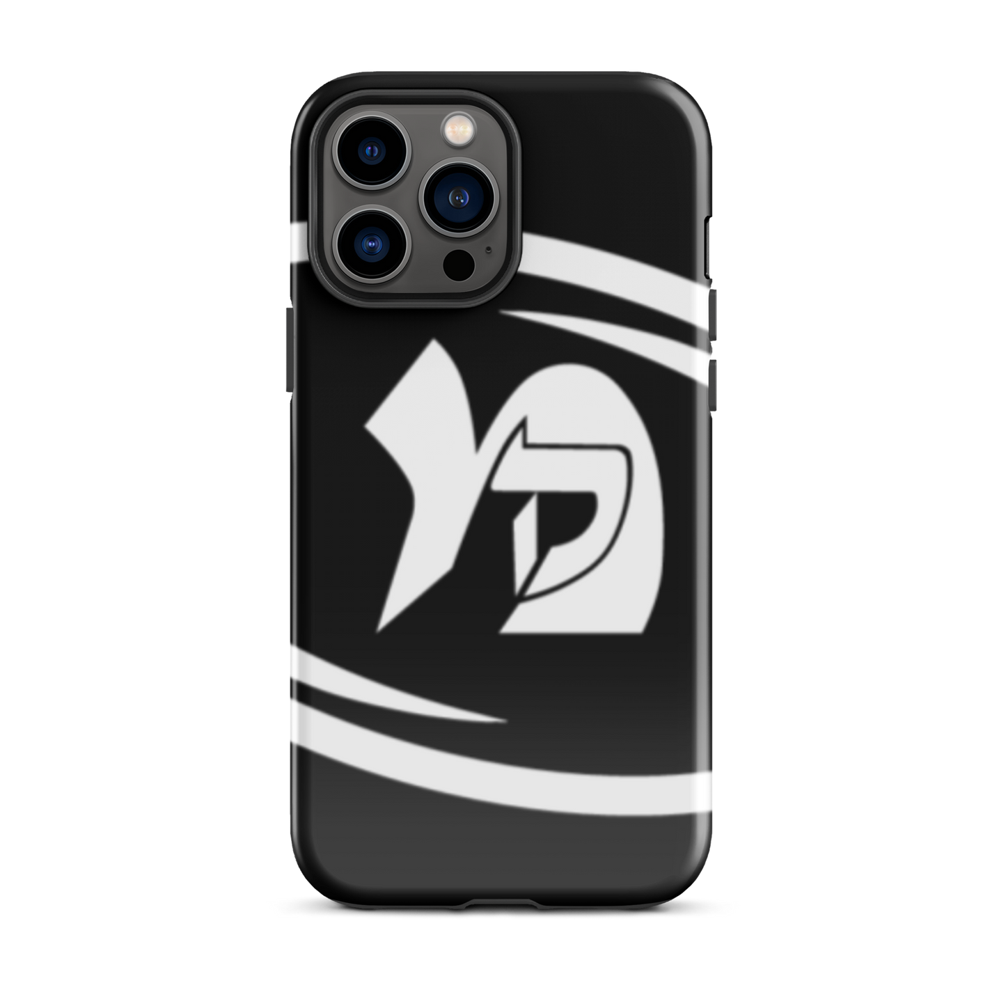 Coque d'iPhone® rigide noire logo FEKM