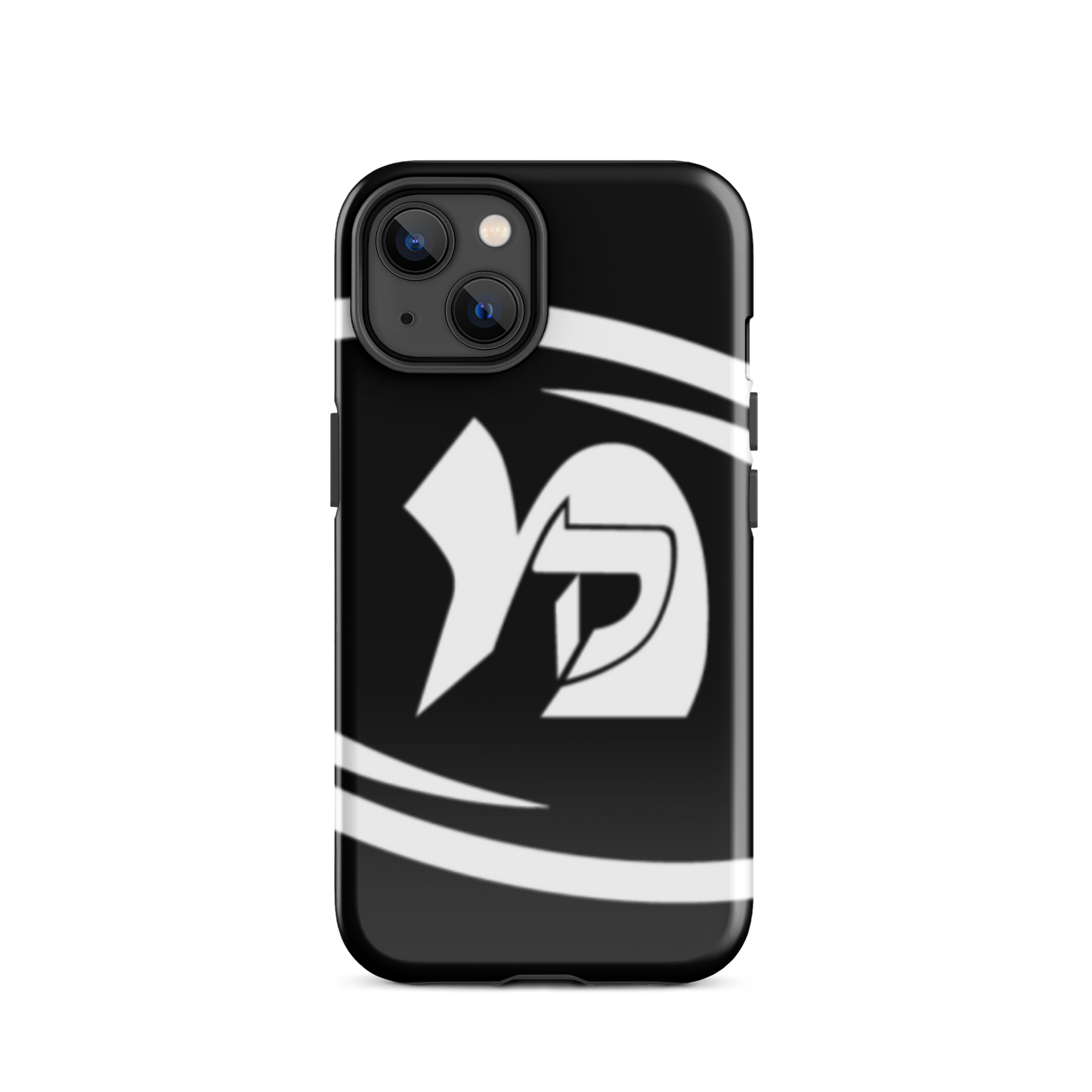 Coque d'iPhone® rigide noire logo FEKM