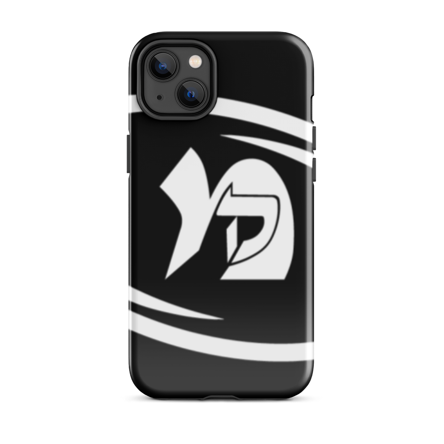 Coque d'iPhone® rigide noire logo FEKM