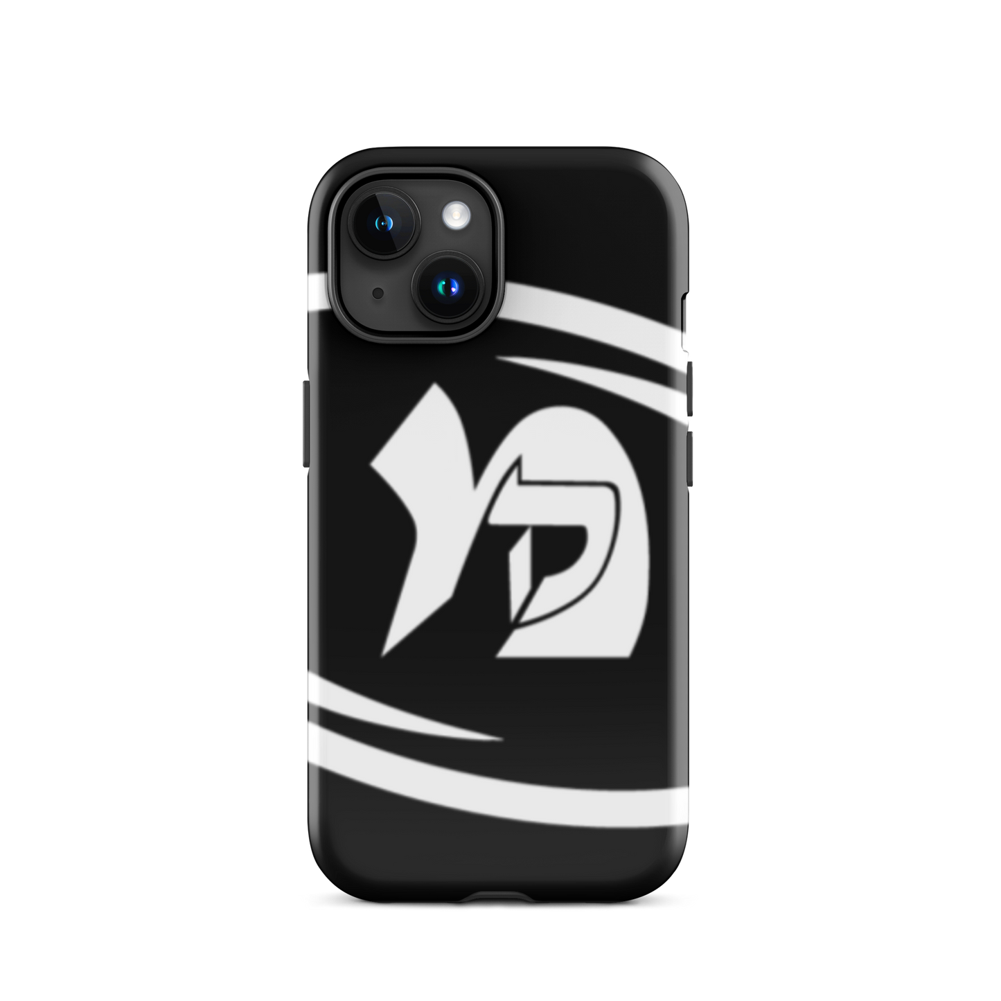 Coque d'iPhone® rigide noire logo FEKM