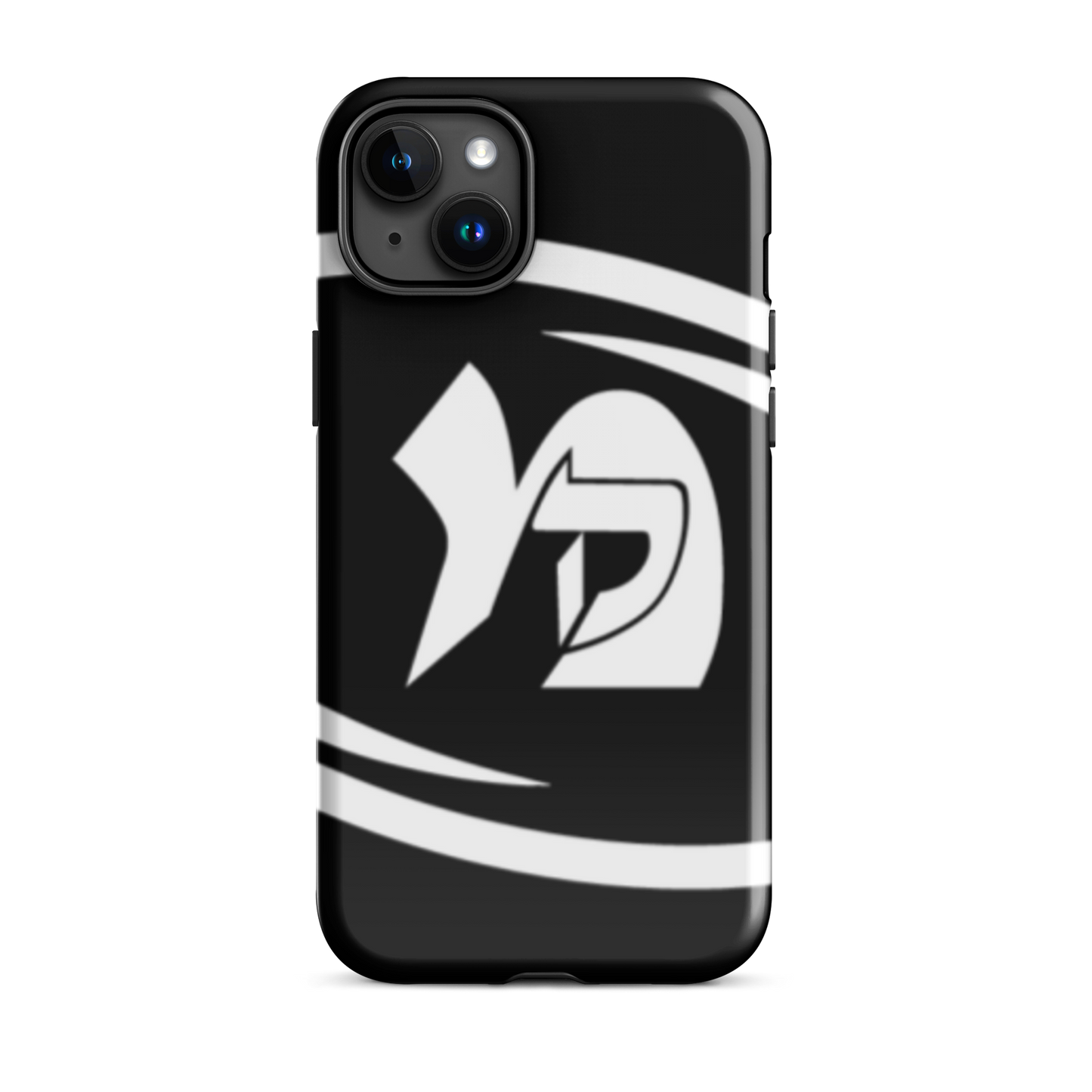 Coque d'iPhone® rigide noire logo FEKM