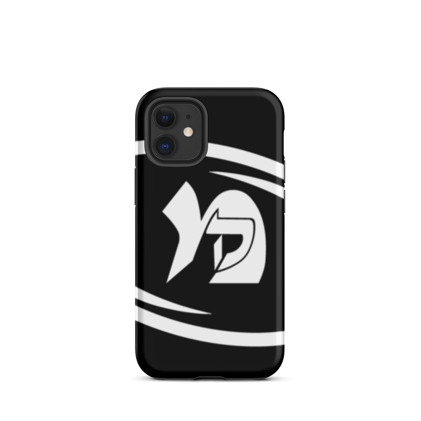 Coque d'iPhone® rigide noire logo FEKM