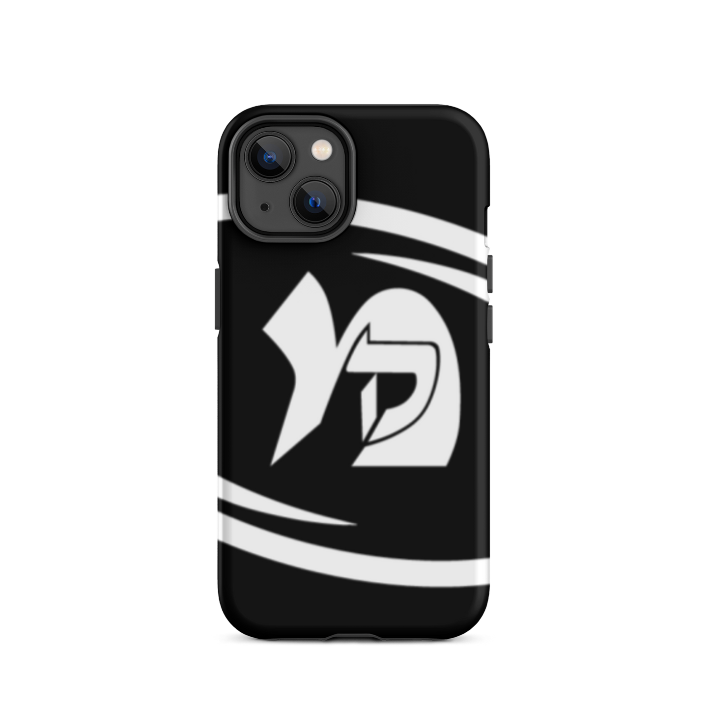 Coque d'iPhone® rigide noire logo FEKM