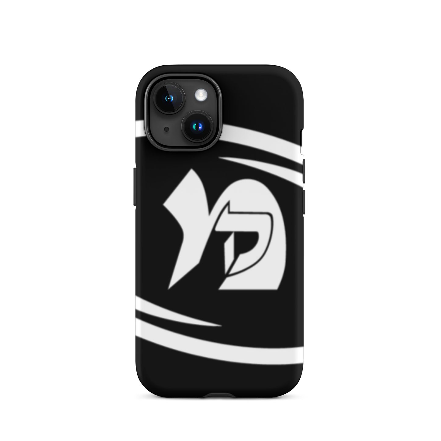 Coque d'iPhone® rigide noire logo FEKM