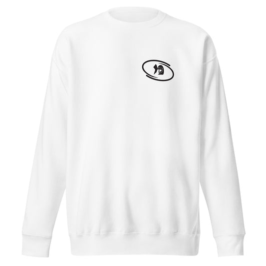 Sweatshirt unisexe blanc FEKM